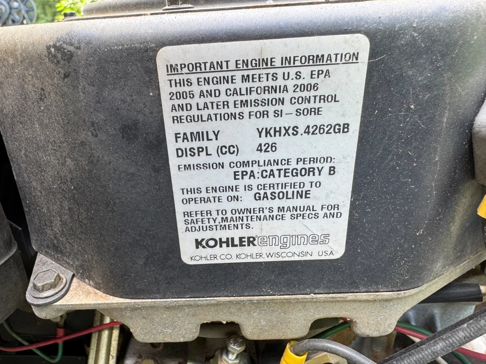John Deere LX173 LX255 Kohler 15HP CV15S Engine AM125360 NO SHIPPING - Image 3 of 4
