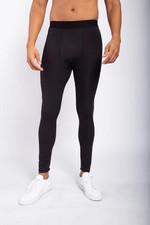 NWT Mono B Menswear Compression Pants BLACK S $14.99