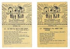 Two 1944 US Army Hit Kit Song Lyric Tri-Fold Pamphlet World War II