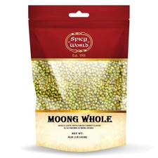 Spicy World Mung Beans Moong Whole 4 LBS - Ideal for 64 Ounce Pack of 1
