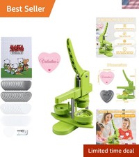 Button Maker Machine DIY Gift, Installation-Free Button Maker Press Machine, ...