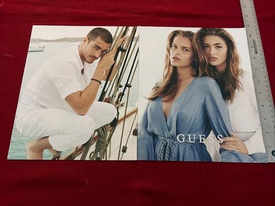 Model Solveig Mork Hansen for Guess Fashions 4-page 2016 Print Ad