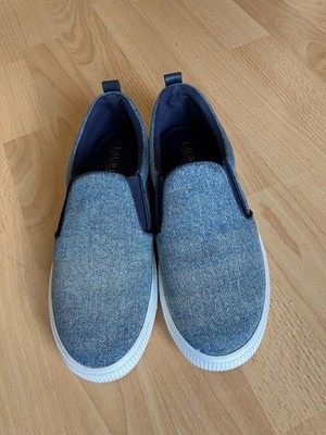 Ralph Lauren Damen Sneaker slip on Gr. EU 38 in Jeans blau Neu 