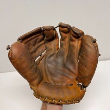 Guante de béisbol vintage con autógrafo Don Hoak modelo Wilson A2374 EE. UU. DERECHO