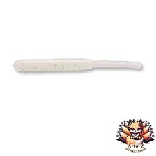 NEW Ecogear Rockfish Master Straw Tail Grub 2-inch #090 Super Glow Holo Luminous
