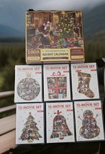 Lifetime Merry Christmas 72 movie set Volumes 1-6, Advent Calendar Jigsaw Puzzle