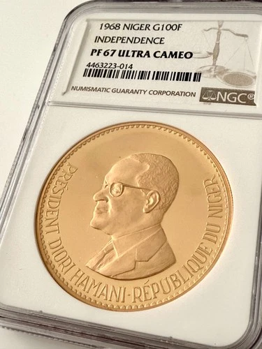 Niger - 1968 - 100 Francs - Independence - Diori Hamani - NGC PF67 UCAM
