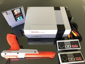 NINTENDO NES Console System Bundle Games Super Mario 1 2 3 Polished Original PIN