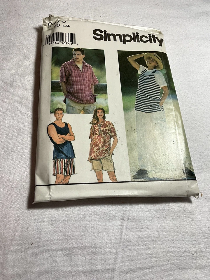 Simplicity Miss Men Shirt Tank Top Shorts Pants L XL 42"-48" Casual Sports 9478 - Image 3 of 4