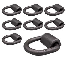 8 Pack 58 Heavy Duty Weld-on Forged D Ring 18900 Lbs