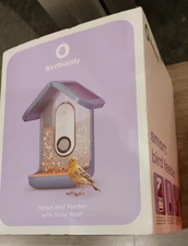 Bird Buddy Smart Bird Feeder With Solar Roof and HD Camera Solar Powered NEW