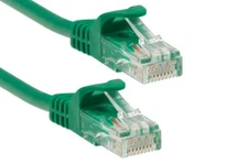 Cat6 Câble Ethernet, sans ardeur, UTP, 10 ft, vert