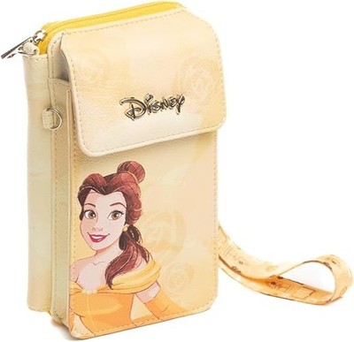 Crossbody Wallet Disney Beauty and the Beast Belle Cell Phone Wristlet Purse NEW