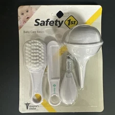 Safety 1st Baby Care Basics 4 piece grooming Tools white