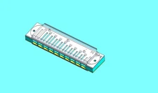 Custom Hohner Marine Band Harmonica - Full Concert - Key of C