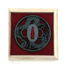 Dragon Tsuba Iron Alloy Japanese Sword Guard