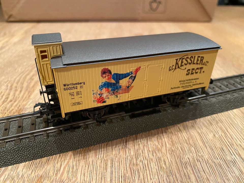 Märklin H0 84891 Bierwagen mit Bremserhaus SoMo "Kessler Sect" *OVP* - Bild 3 von 4