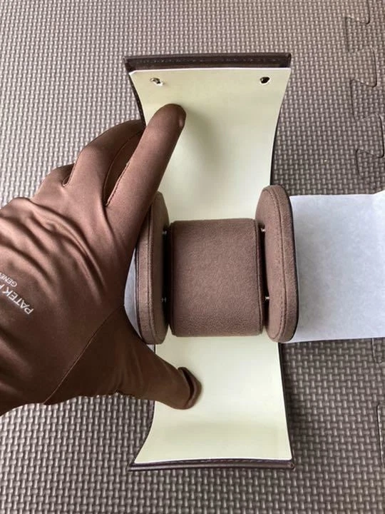 AUTÉNTICA CAJA DE VIAJE RELOJ PATEK PHILIPPE. CUERO MARRÓN CON CAJA. COMO NUEVO Foto 3 de 3