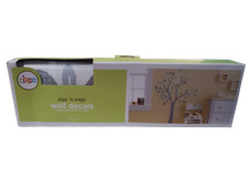 Circo Zigs n Zags Wall Decals 4 Sheets, 27 Decals Grey  Yellow Trees  NEW 