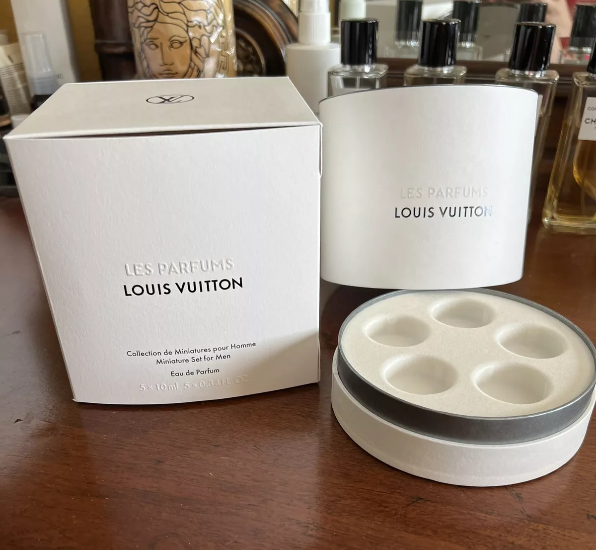 Lv Perfume Box Gift Set 5 In 1