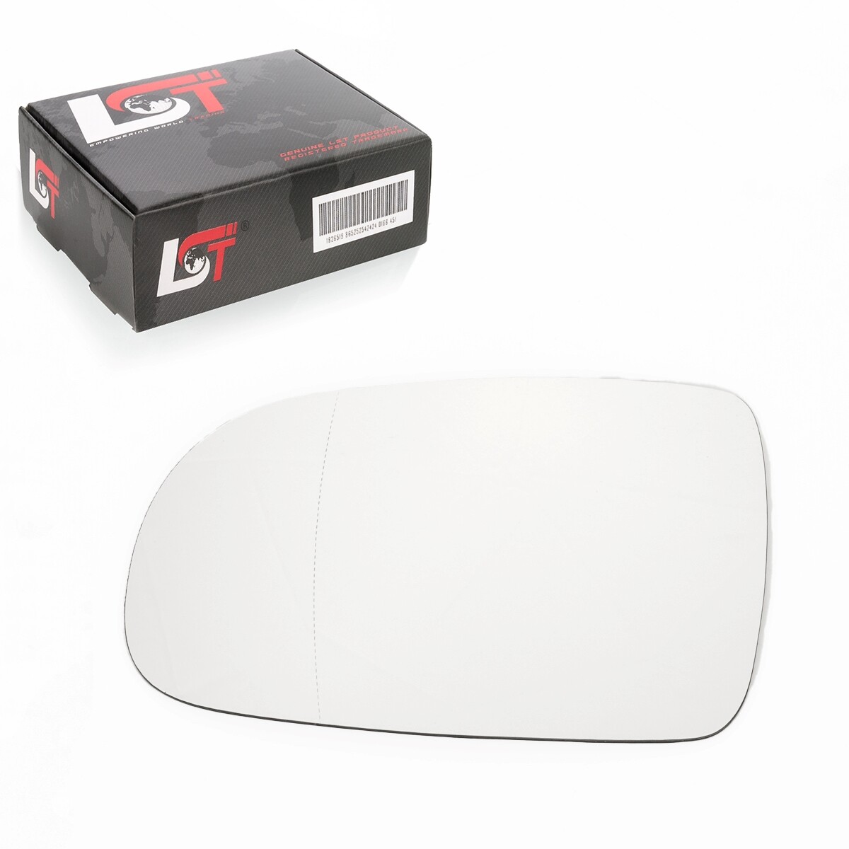Exterior Mirror Left Adhesive Aspherical for Opel Corsa C X01 F08