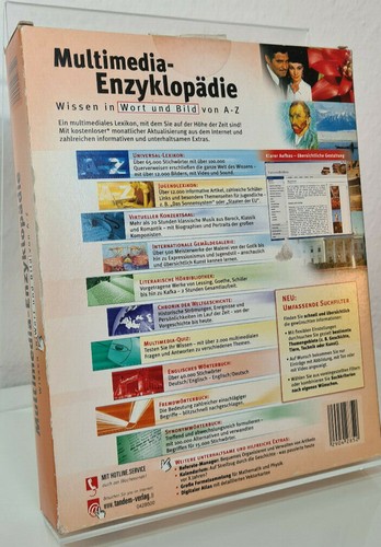 Multimédia Encyclopédie PC CD-Rom Logiciel Big Box Rétro Vintage - Photo 2/7
