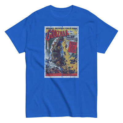 GODZILLA Shirt science fiction retro horror king of monsters retro sci fi japan