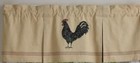 Henpecked Rooster Park Designs Lined Valance