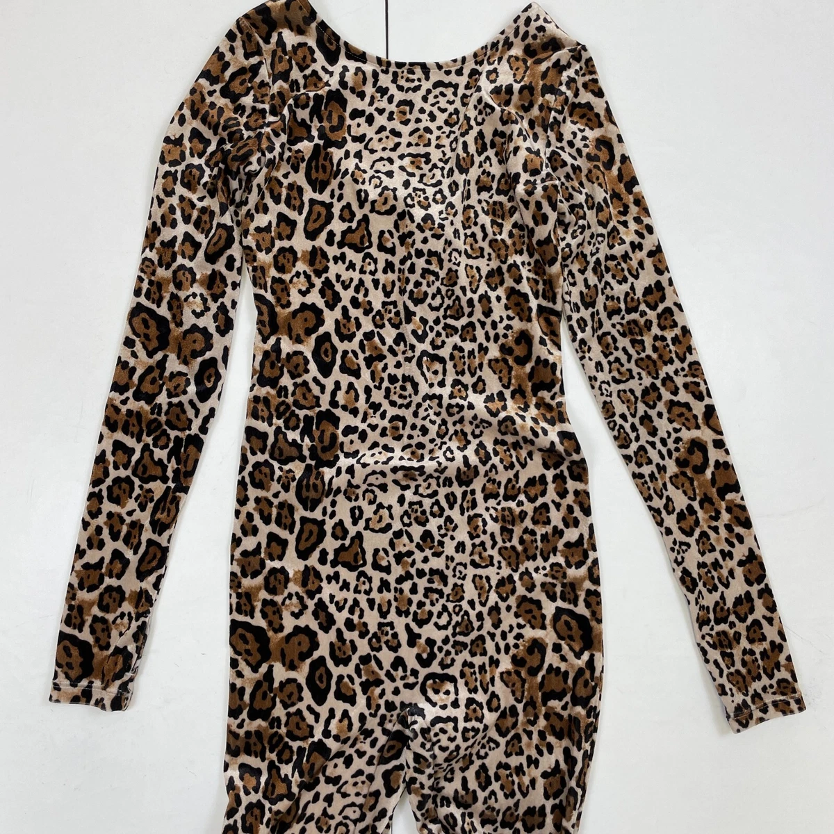 Leopard print jumpsuit clearance h&m