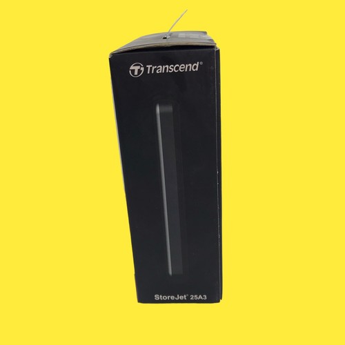 Transcend StoreJet 1TB USB 3.0 Portable External Hard Drive HDD #3180 z43 b4 - Picture 4 of 7