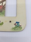 Wooden Hand Painted Amish Farm Wagon Wheel Rocker Switch Cover "Margie" Country  — photo 5