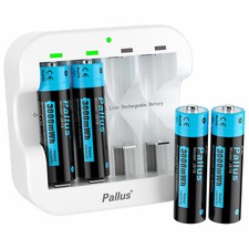 1.5V AA AAA Rechargeable Lithium Batteries AA AAA Battery Ulrta USB Charger LOT