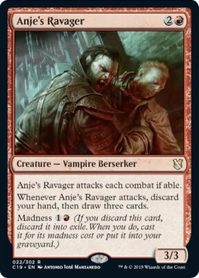 x1 Anje's Ravager R MTG Commander 2019 M/NM, English