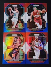 2021-22 Prizm Basketball Veteran RED WHITE BLUE PRIZMS 1-241 You Pick the Card