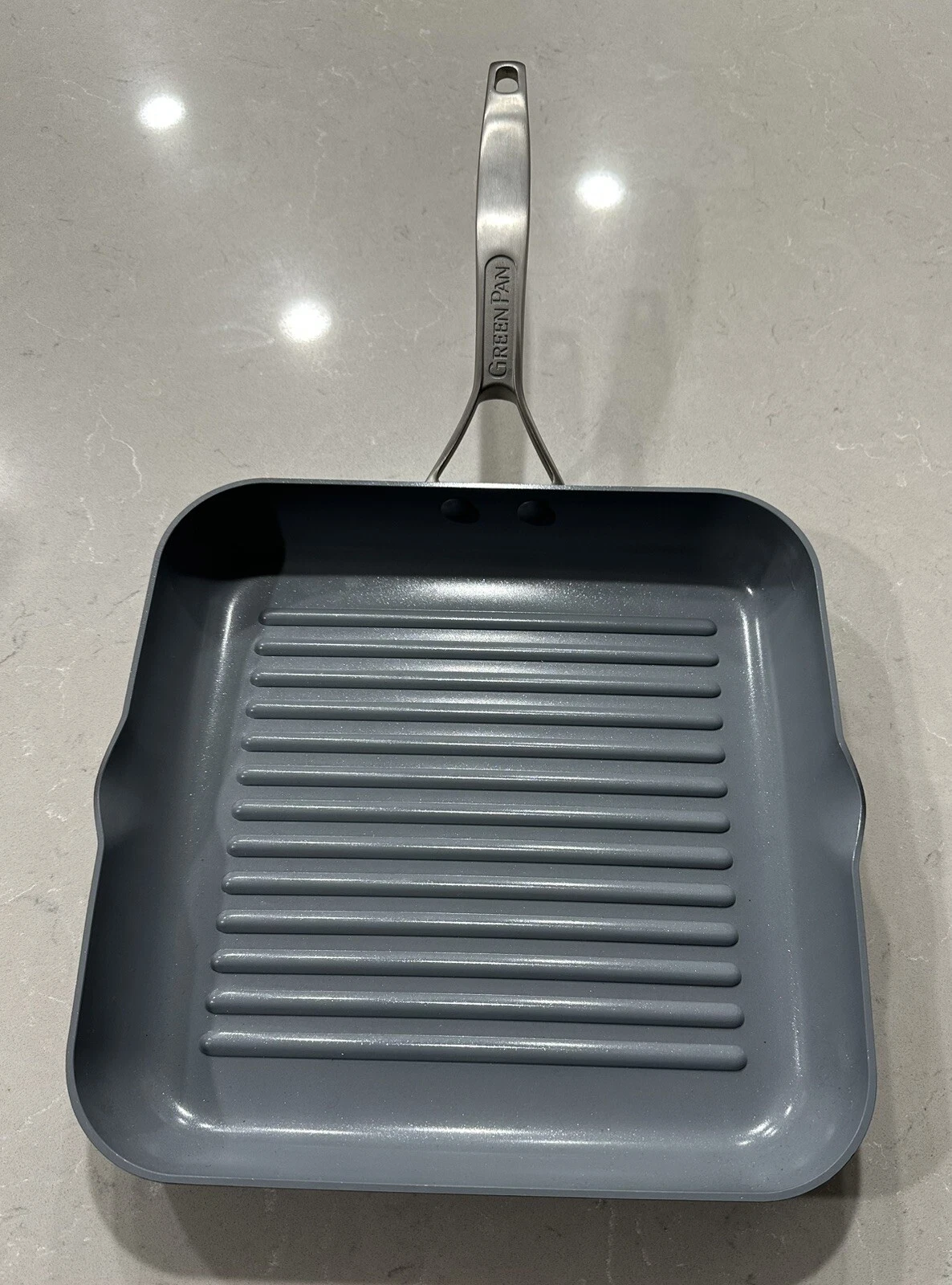 GreenPan Hard Anodized Ceramic Nonstick, 11" Square Grill Pan 2238