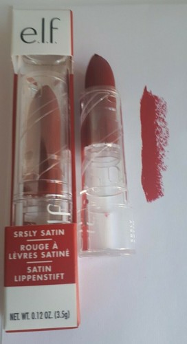 e.l.f. SRSLY Satin Lippenstift Apfelwein, Sugarplum, Kirsche 0,12 Unzen Menge von drei - Bild 3 von 7