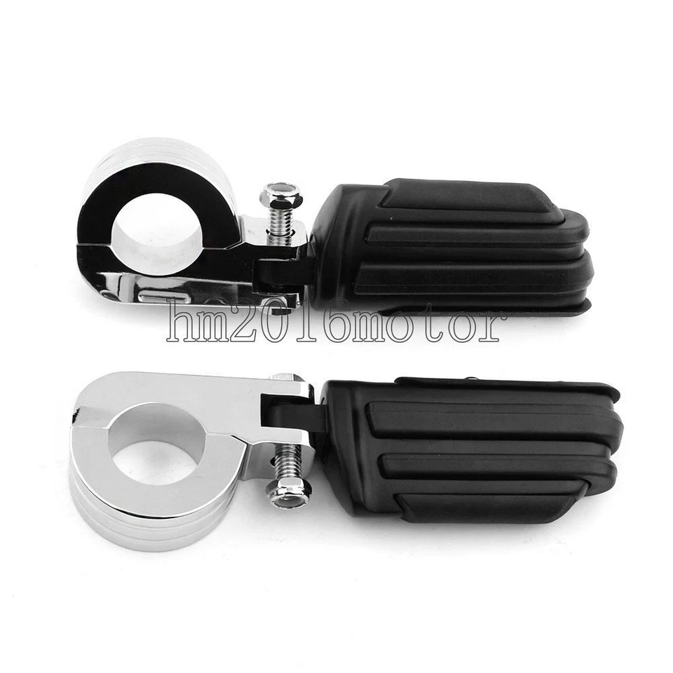 Motorcycle 1 1/4" Highway Foot Pegs Crash Bars for Harley Electric Glide FLHTK Foto 4 de 4