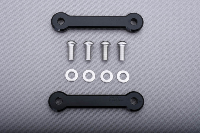 Kit plaque bouchon pour support repose-pied passager BMW S1000RR 0E21 gris