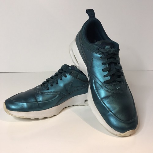 Nike Air Max Thea se Metálico Oscuro Azul Mar Verde Azulado Para mujeres  Zapatos 861674-901 Talla 7 | eBay