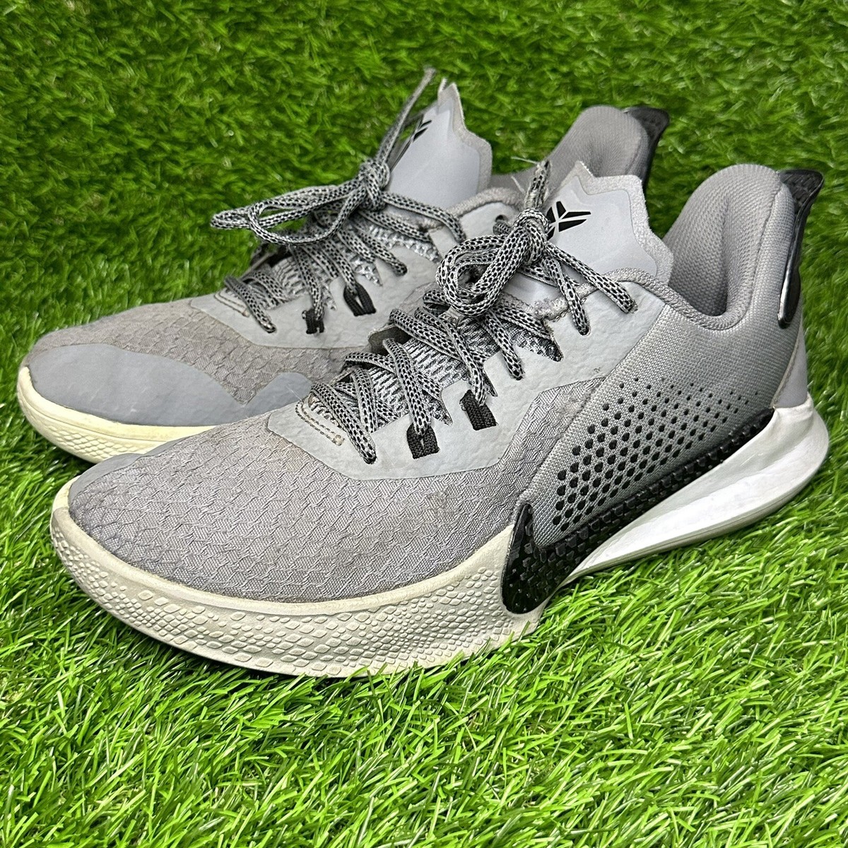 Nike Mamba Fury Cool Grey Basketball Shoes KOBE Size 7.5 Men's
