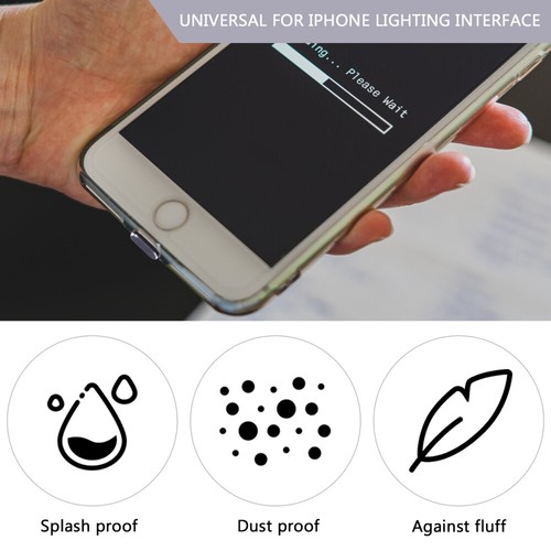 1 ZESTAW 5 SZTUK Przyłącze ładunku Korek przeciwpyłowy Korek kompatybilny z XS Max - Zdjęcie 11 z 12
