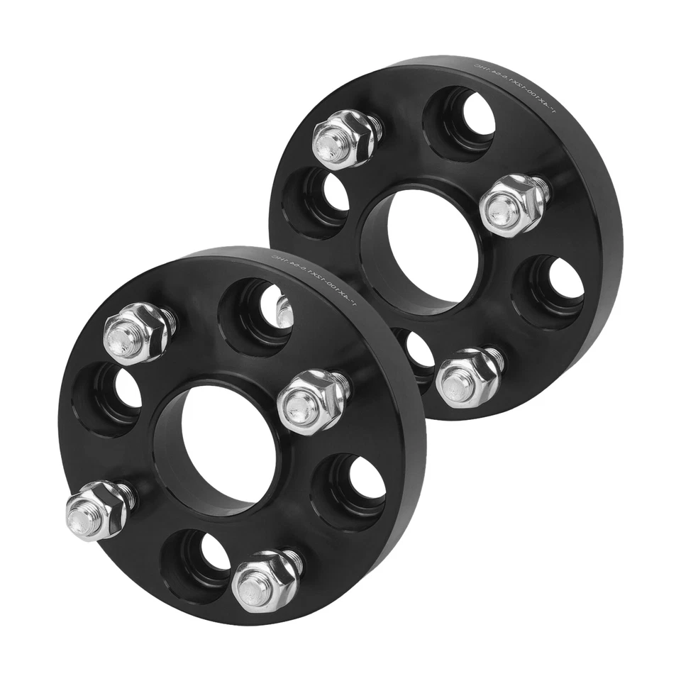 (4) 1" Hubcentric 4x100 Wheel Spacers 12x1.5 Fits For Toyota Corolla Mazda Miata - Image 3 of 4