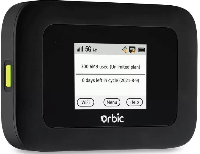 Точка доступа для передачи данных Orbic Speed 5G UW R500L5 Verizon 5G LTE - Изображение 2 из 3