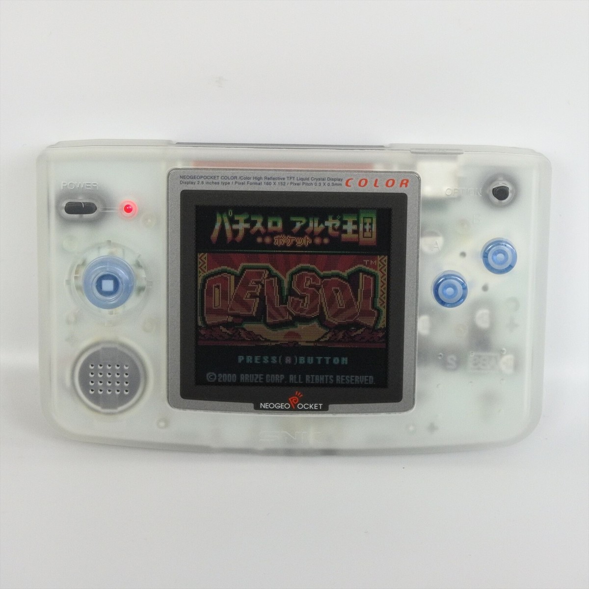 Neo Geo Pocket Color Console + DELSOL 2 Aruze Koryaku Navi