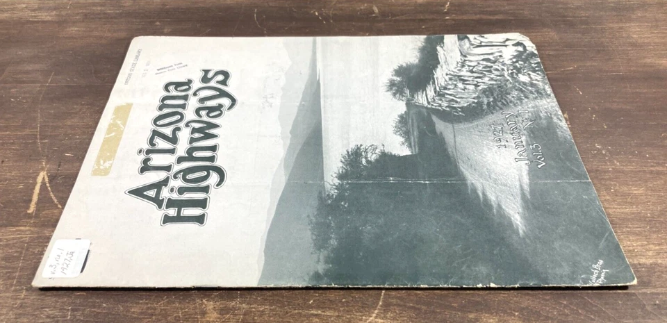 Arizona Highways Magazine Rare January 1927 Volume 3 Issue No. 1 Caterpillar Ad - Image 4 of 4