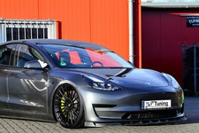 Spoilerschwert Frontspoiler mit Wing aus ABS für Tesla Model 3 + Performance