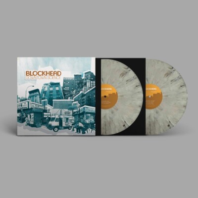 BLOCKHEAD - DOWNTOWN SCIENCE (GREY-MARBLED 2LP+MP3)  2 VINYL LP + MP3 NEU