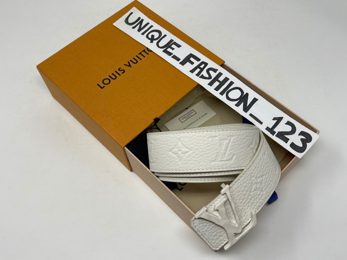 ヤンパト着用　Louis Vuitton ホワイト ベルト 口コミ・レビュー｜すぐ届く ギフトに メンズ Louis Vuitton ベルトLV
