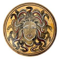 Medusa Schmuckkästchen griechisch römisch schwarz Figur Keramik Keramikvase 4...