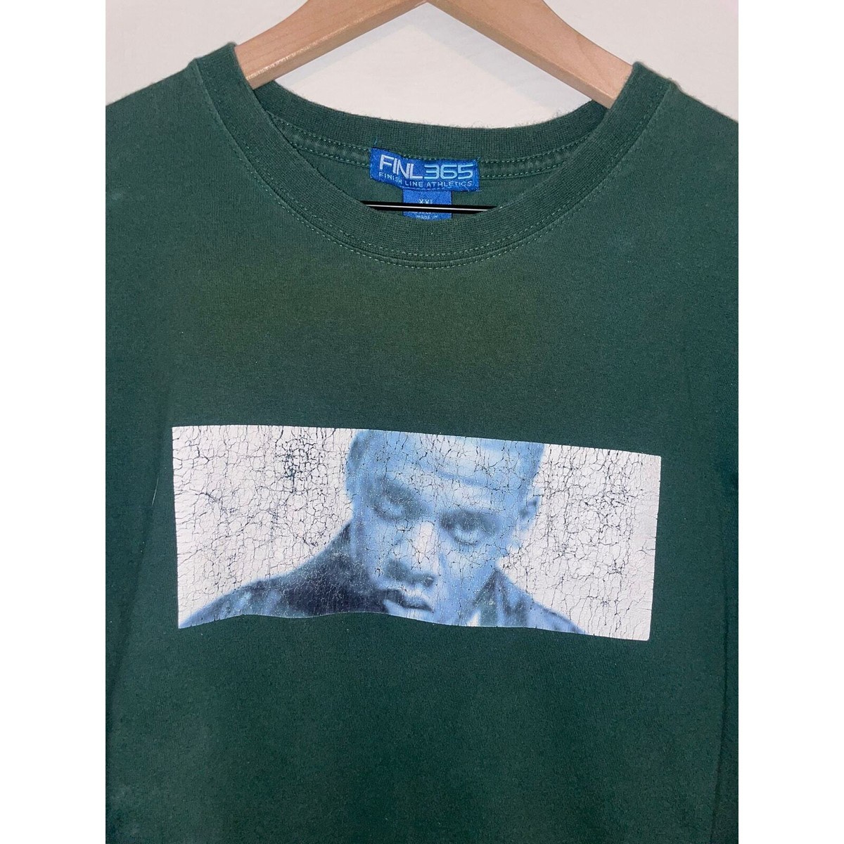 90s Vintage Jay-Z Jay Z Jigga Box Logo Rap Rapper Green
